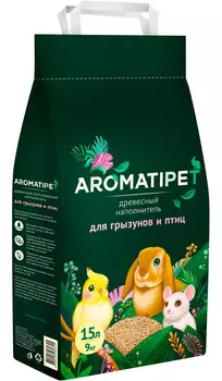 AromatiPet наполнитель древесный для грызунов и птиц (2,5 л)