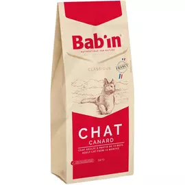 Bab’in Classique Chat Canard для взрослых кошек с уткой, свининой и домашней птицей (15 кг)