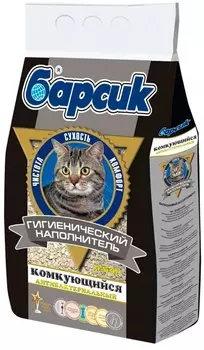 барсик комкующийся – наполнитель комкующийся для туалета кошек (4,54 л)