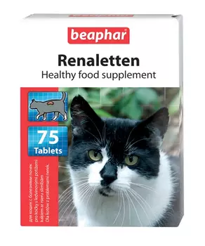 Beaphar Renaletten – Беафар витаминный комплекс для кошек с болезнями почек (75 шт)