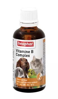 Beaphar Vitamine B Complex – Беафар комплекс витаминов для птиц, грызунов, собак и кошек с витамином в (50 мл)