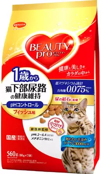 Beauty Pro для взрослых кошек при мочекаменной болезни с тихоокеанской рыбой (0,56 кг)