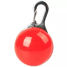 Блинкер-маячок на ошейник Грызлик Ам для собак и кошек светящийся красный (1 шт)