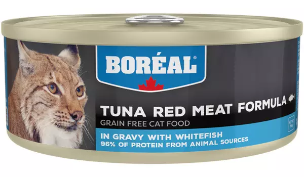 Boreal беззерновые для кошек и котят с красным мясом тунца и белой рыбой в соусе (80 гр)
