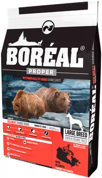 Boreal Proper Dog низкозерновой для собак и щенков крупных пород с красным мясом (11,33 кг)