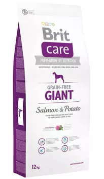 Brit Care Adult Giant Breed Salmon &amp; Potato для взрослых собак крупных пород с лососем и картофелем (12 кг)