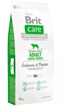 Brit Care Adult Large Breed Salmon &amp; Potato для взрослых собак крупных пород с лососем и картофелем (12 + 12 кг)