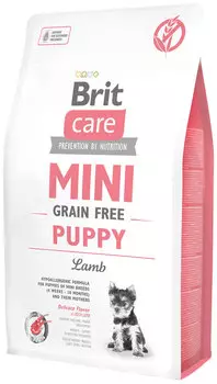 Brit Care Mini Grain Free Puppy Lamb беззерновой для щенков маленьких пород с ягненком (2 кг)