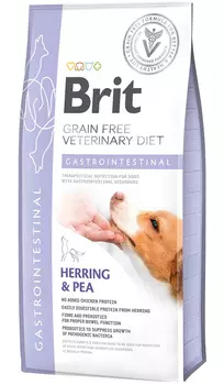Brit Veterinary Diet Dog Grain Free Gastrointestinal для собак и щенков при заболеваниях желудочно-кишечного тракта (2 кг)