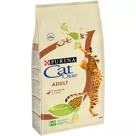 Cat Chow Adult With Duck для взрослых кошек с уткой (0,3 + 0,1 кг)