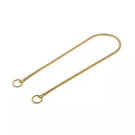 Цепочка-кобра рывковая тонкая золоченая 2 мм х 40 см V.I.Pet (1 шт)