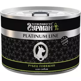 четвероногий гурман Platinum Line для взрослых собак с рубцом в желе (500 гр)
