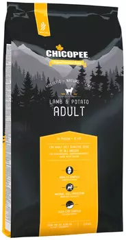 Chicopee Holistic Nature Line Adult Lamb &amp; Potato беззерновой для взрослых собак всех пород с ягненком и картофелем (12 кг)
