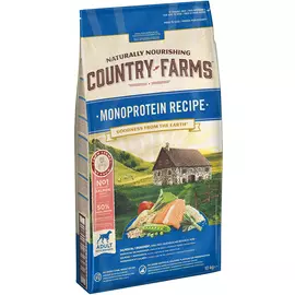 Country Farms Adult Dog Monoprotein Recipe монобелковый для взрослых собак с лососем (10 кг)