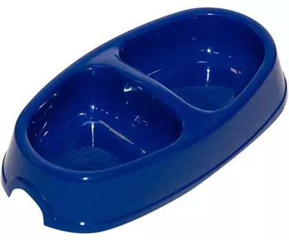 Миска двойная для кошек Дарэлл Евро пластиковая (2 х 0,25 л)