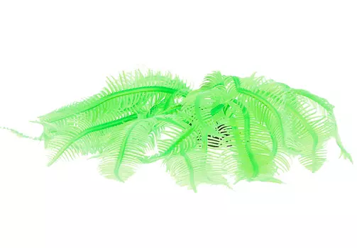 Декор для аквариума Коралл силиконовый Vitality зеленый 4 х 4 х 12 см (1 шт)