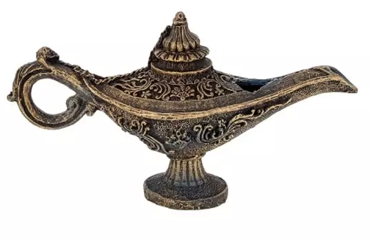 Декорация для аквариума Лампа Аладдина пластиковая, 19 х 7 х 11 см, Prime (1 шт)