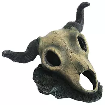 Декорация для аквариума Prime Череп быка 18 х 15,5 х 14,5 см (1 шт)