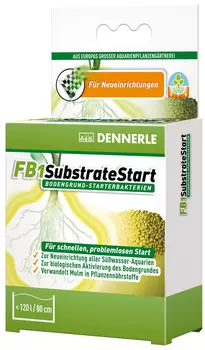 Добавка грунтовых бактерий высококонцентрированная Dennerle Fb1 SubstrateStart 50 гр (1 шт)
