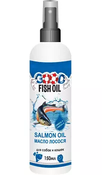 Добавка пищевая Good Fish Oil лососевое масло для собак и кошек (150 мл)
