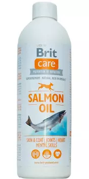 Добавка пищевая лососевое масло Brit Care Salmon Oil для собак (500 мл)