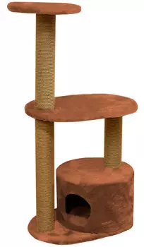 Домик Бешка Пушок мех коричневый (1 шт)