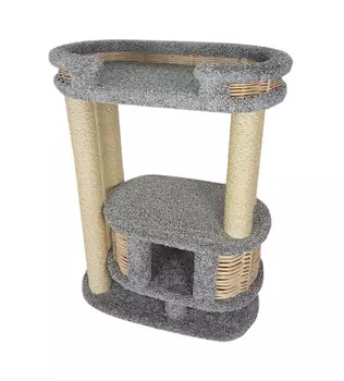 Домик Фидика Пушок ковролин серый (1 шт)