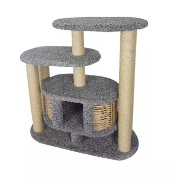 Домик Маруська Пушок ковролин серый (1 шт)