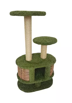 Домик Моник Пушок ковролин зеленый (1 шт)