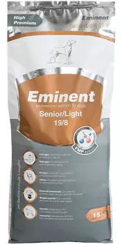 Eminent Senior/light 19/8 диетический для взрослых собак и пожилых собак старше 7 лет (3 кг)