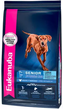 Eukanuba Mature &amp; Senior Large Breed для пожилых собак крупных пород (15 кг)