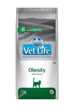 Farmina Vet Life Feline Obesity для взрослых кошек при ожирении (2 кг)