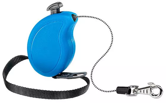 Ferplast Flippyone Cord Mini тросовый поводок рулетка для животных 3 метра синяя (1 шт)