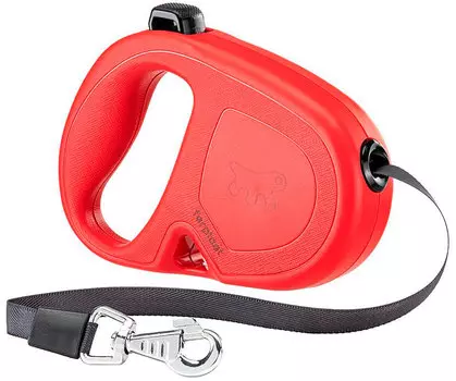 Ferplast Flippyone Tape ременной поводок рулетка для животных 5 метров размер M красная (1 шт)