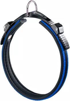 Ferplast ошейник Ergocomfort C15/33 с мягким наполнением (синий)