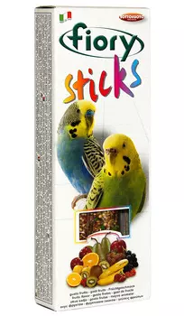 Fiory Sticks – Фиори палочки-лакомство для волнистых попугаев с фруктами (60 гр)
