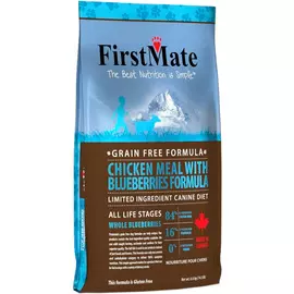 Firstmate Dog All Breeds Chicken Meal &amp; Blueberries Formula беззерновой для собак и щенков всех пород с курицей и голубикой (6,6 кг)