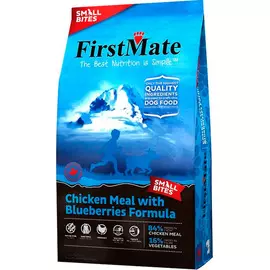 Firstmate Dog Small Breed Chicken Meal &amp; Blueberries Formula беззерновой для собак и щенков всех пород с курицей и голубикой (6,6 кг)