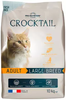 Flatazor Crocktail Adult Large Breed для взрослых кошек крупных пород (10 + 10 кг)