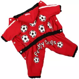 For My Dogs дождевик для собак красный для девочек 153ss-2015 F (10)