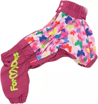For My Dogs дождевик для собак розовый для девочек 436ss-2020 F (22)