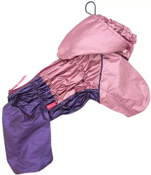 For My Dogs дождевик для собак розовый/фиолет металлик для девочек 430ss-2020 F (20)
