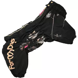 For My Dogs комбинезон для собак черный для девочек Fw580-2018 F (b1)