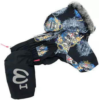 For My Dogs комбинезон для собак черный для мальчиков Fw684-2019 M (22)