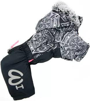 For My Dogs комбинезон для собак черный для мальчиков Fw687-2019 M (22)