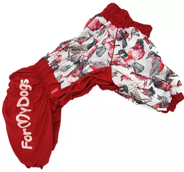 For My Dogs комбинезон для собак красный для девочек Fw897-2020 F (a2)