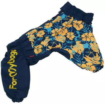 For My Dogs комбинезон для собак сине/желтый для девочек Fw896-2020 F (b3)