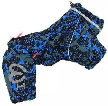 For My Dogs комбинезон для собак синий/черный для мальчиков Fw851-2020 M (22)