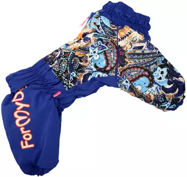 For My Dogs комбинезон для собак синий для девочек Fw780-2019 F (c1)