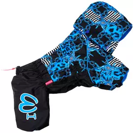 For My Dogs комбинезон для собак синий для мальчиков Fw509-2018 M (10)